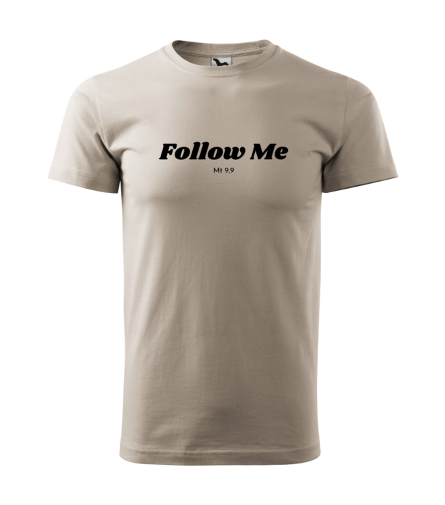 Koszulka z Bożym cytatem, Follow Me, Pójdź za mną Mt 9,9