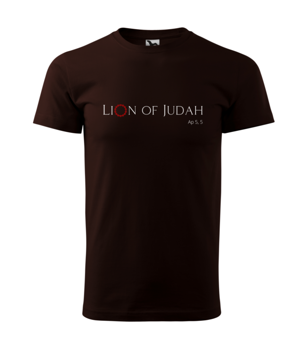 Koszulka z cytatem z Biblii, Lion of Judah, Ap 5,5